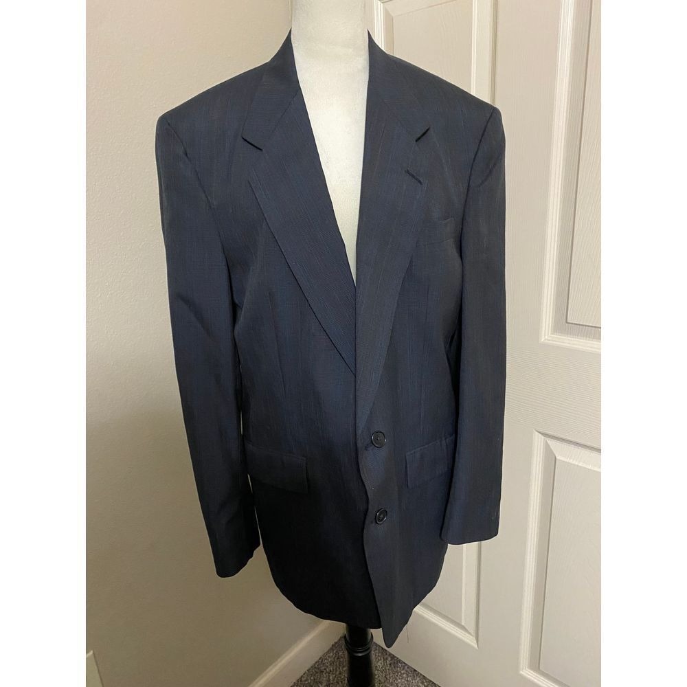 Christian Dior Monsieur Classic Black Suit Jacket‎ Blazer Formal Wear 42R